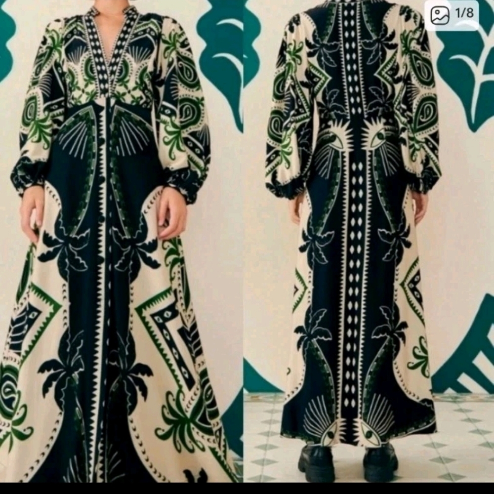 Farm Rio Mystic Scarf Maxidress